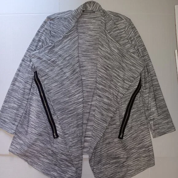 KATE & MALLORY OPEN FRONT LIGHTWEIGHT CARDIGAN - Picture 12 of 13